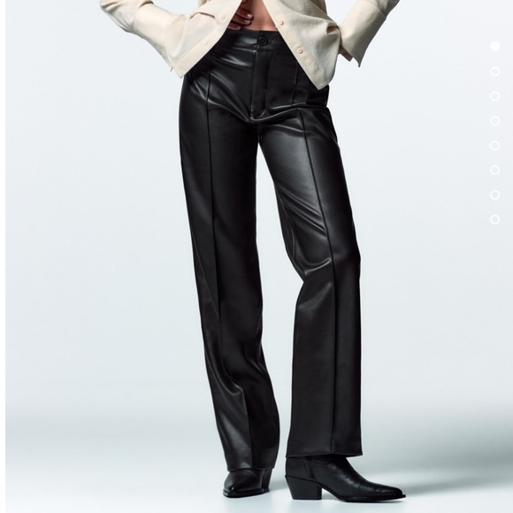 Zara Pants & Jumpsuits Zara Faux Leather Francoise Pants Nwt Poshmark